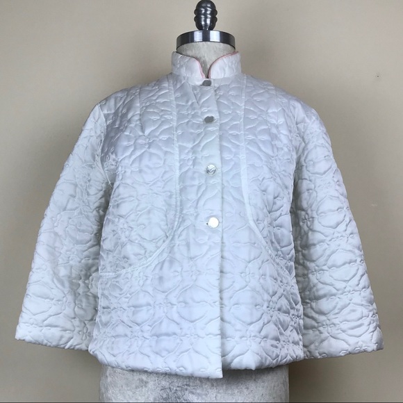 Talbots Other - Cropped Quilted Bed Jacket